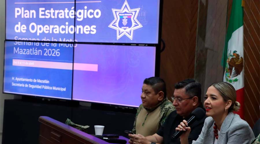 Reunión de seguridad para la Semana de la Moto 2026 en Mazatlán