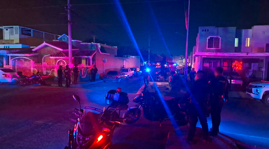 Policías atienden reporte de ataque contra una vivienda en Mazatlán