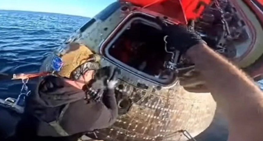 Rescate de la tripulación de Artemis II