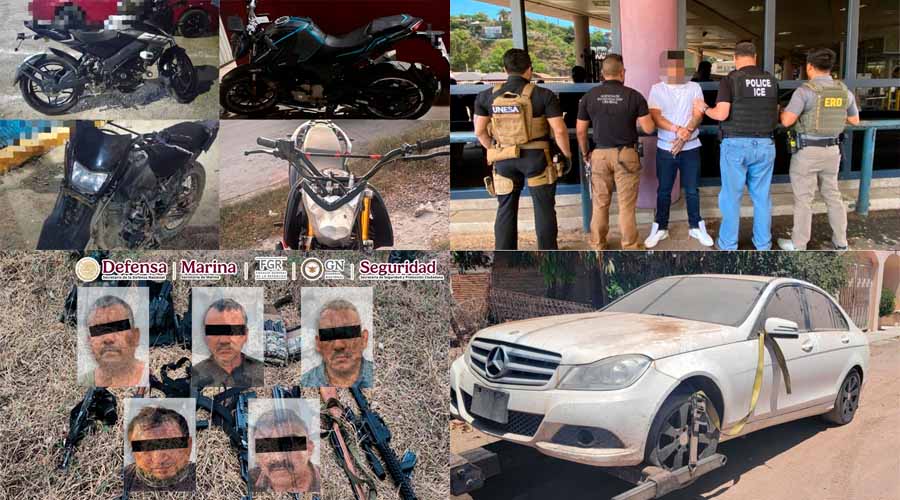 Operativos, detenciones y aseguramientos el 16 de abril en Sinaloa