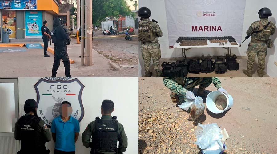 Detenciones, aseguramientos y movilización de autoridades el 23 de abril de 2026 en Sinaloa
