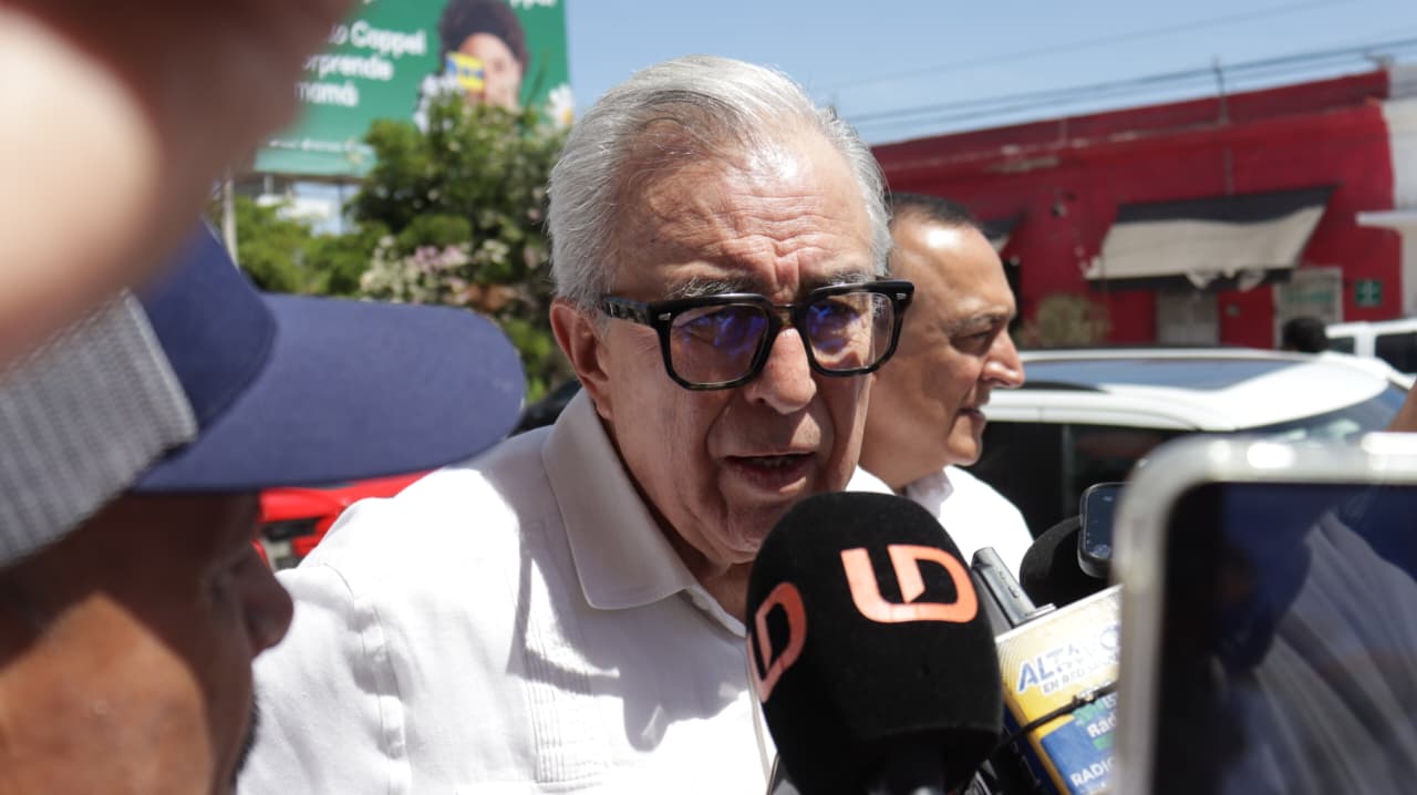Rubén Rocha Moya, gobernador de Sinaloa.