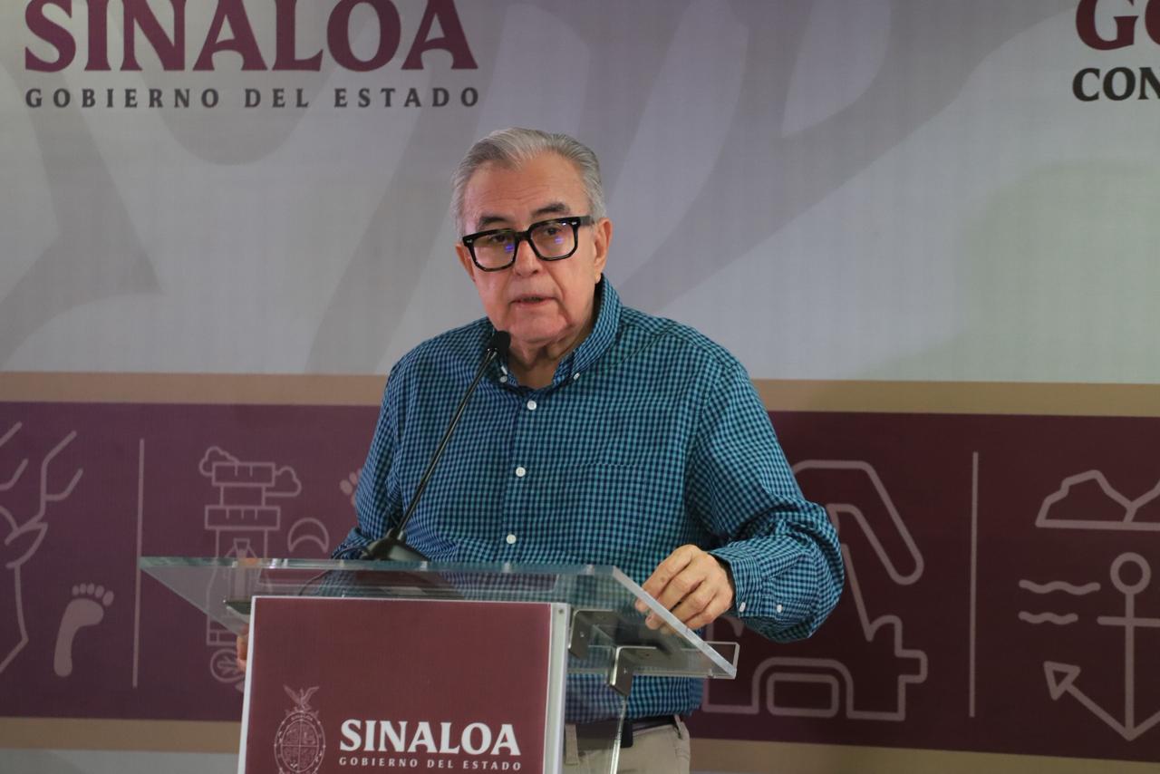 Rubén Rocha Moya, gobernador de Sinaloa.