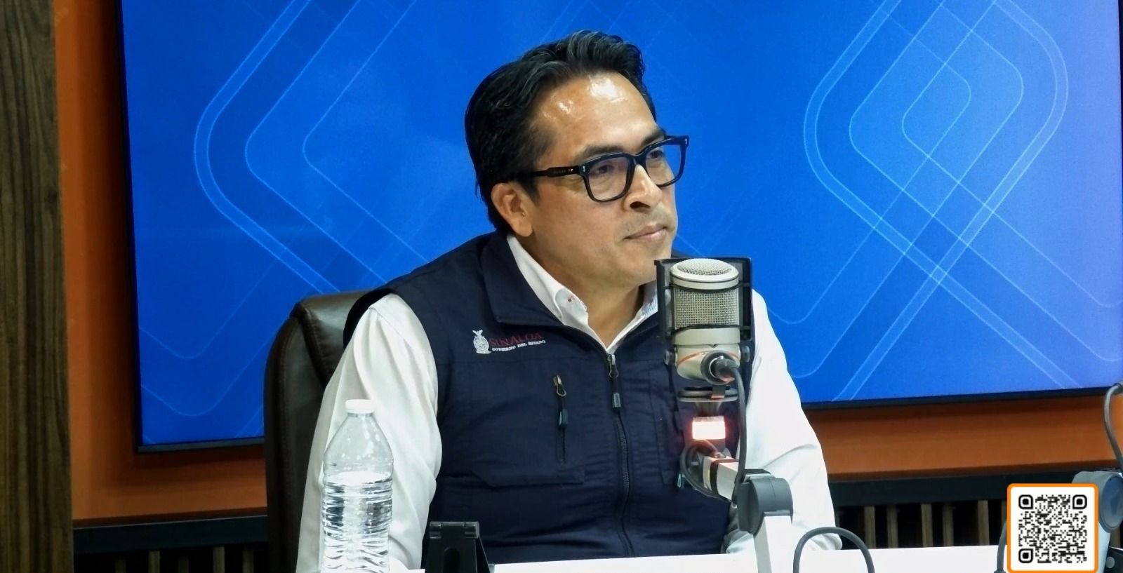 director del Instituto Estatal de Protección Civil, Roy Navarrete Cuevas en noticiero de Línea Directa
