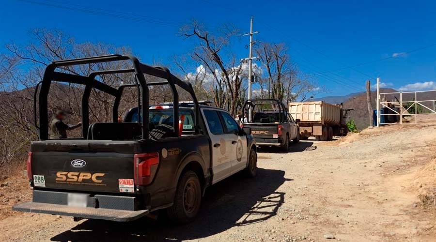 SSPC vigila la mina Santa Fe tras derrumbe