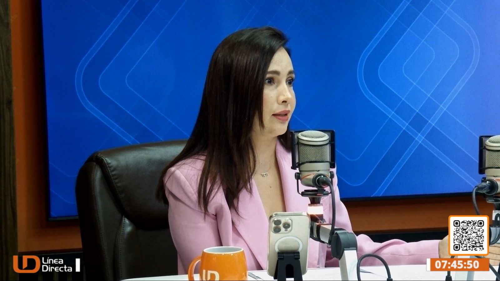 Sandra Angulo Cázarez en emisión de Línea Directa