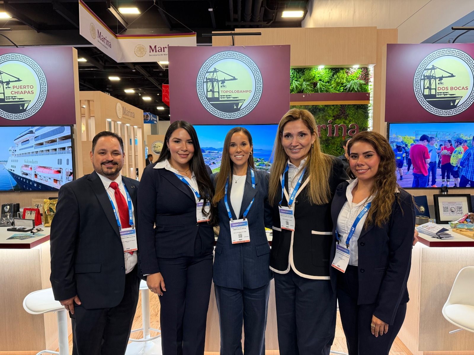 Mireya Osuna en el Seatrade Cruise Global
