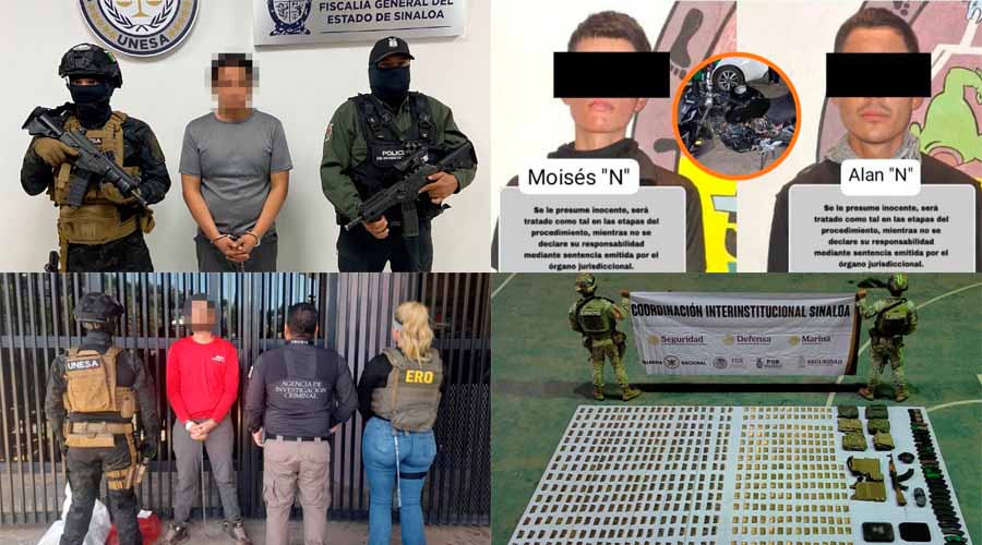 Detenciones y aseguramientos del 21 de abril de 2026 en Sinaloa