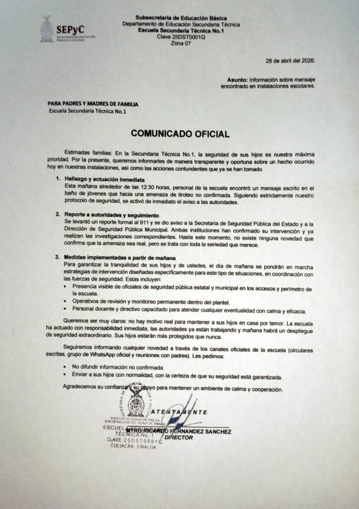 Documento con texto