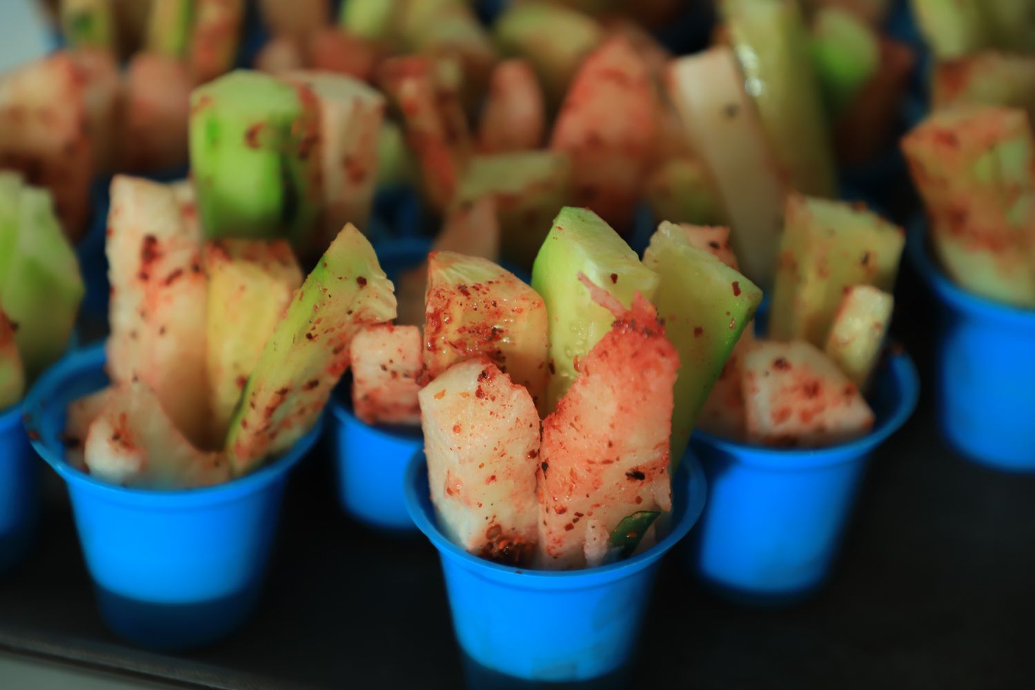 Vaso con fruta
