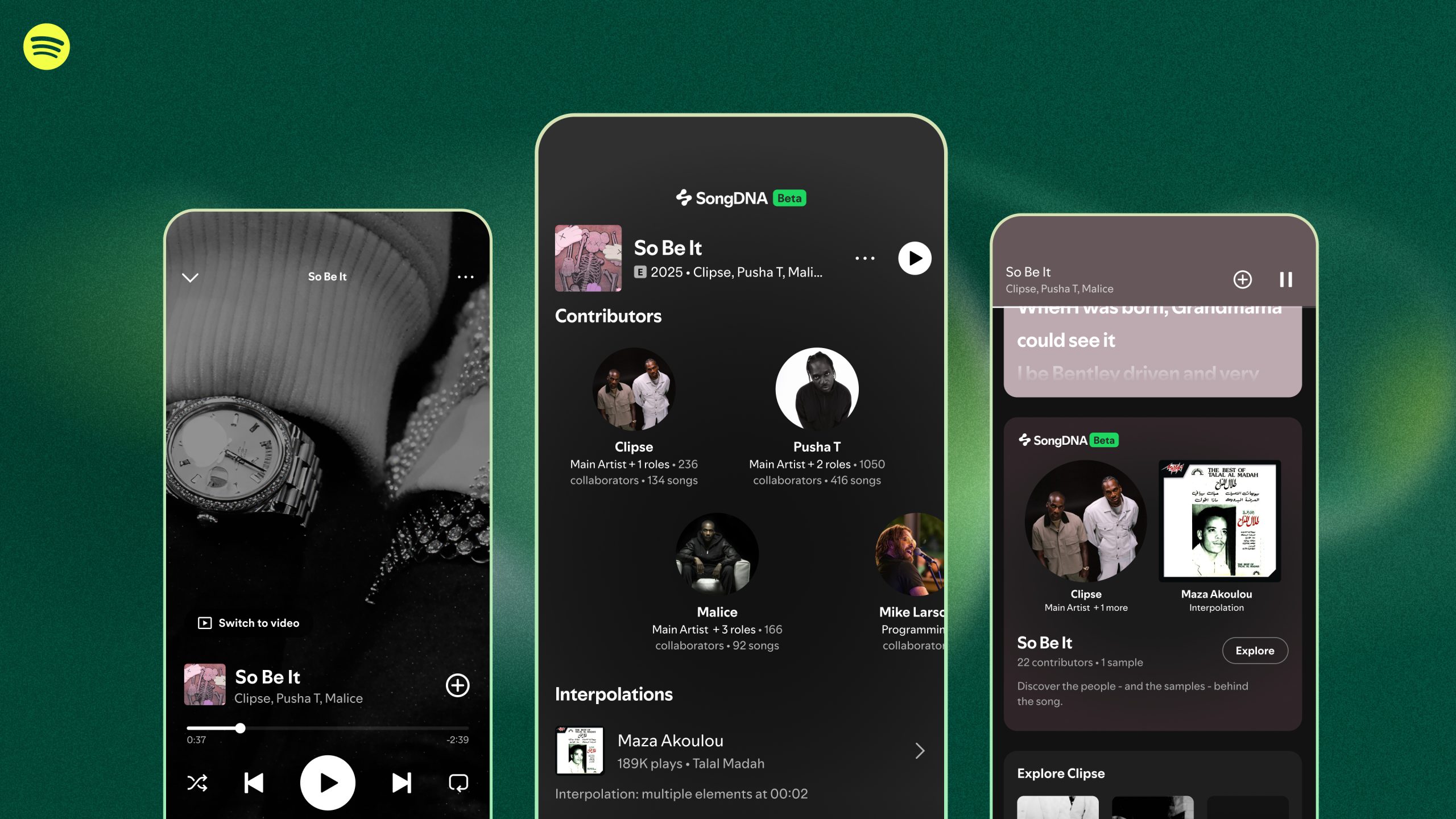 SongDNA, la nueva función de Spotify que te permitirá conocer más sobre tus canciones favoritas