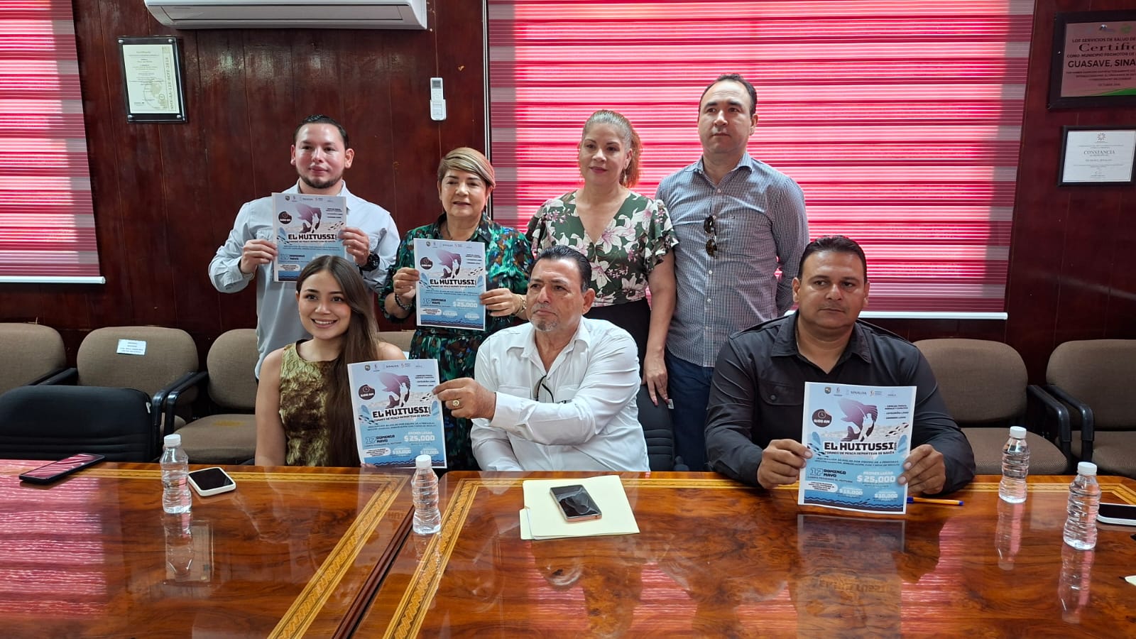 Presentación del Torneo de Pesca Deportiva El Huitussi 2026 en Guasave.