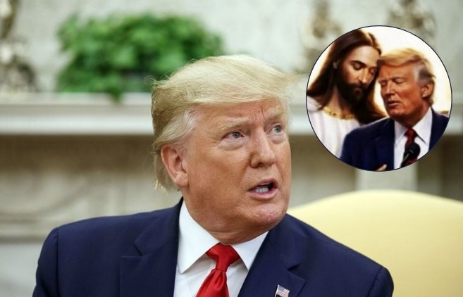Trump vuelve a la polémica tras compartir imagen 