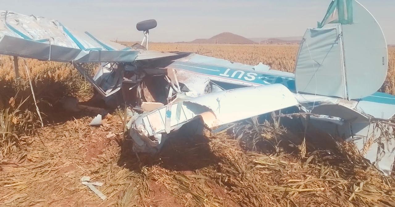 Acioneta en campo agrícola de Mocorito tras caída