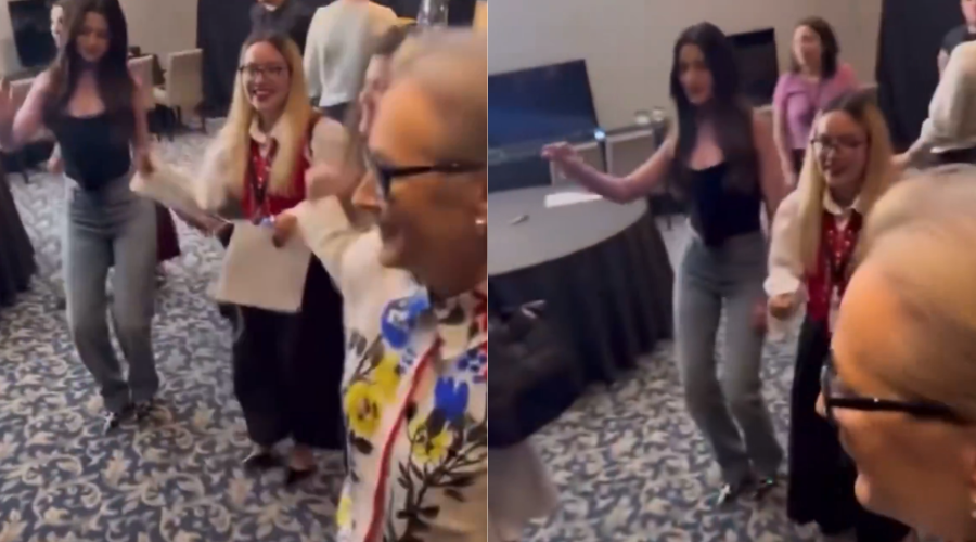 Anne Hathaway y Meryl Streep bailan al ritmo de Los Ángeles Azules.