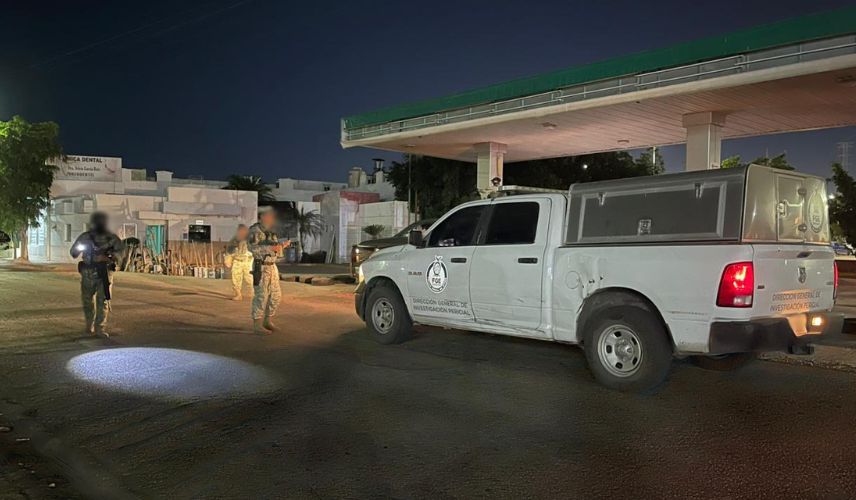 Militares acuden al sitio tras el reporte de una agresión a balazos