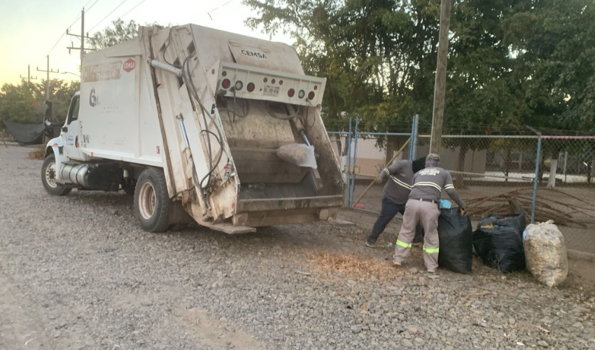 Camión recolector de basura