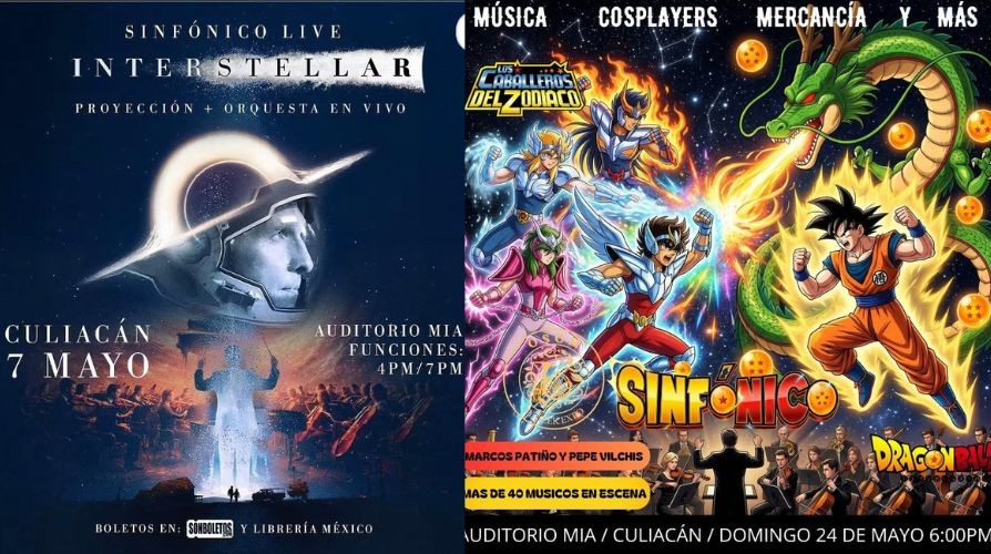 Anuncios de conciertos sinfónicos en Culiacán