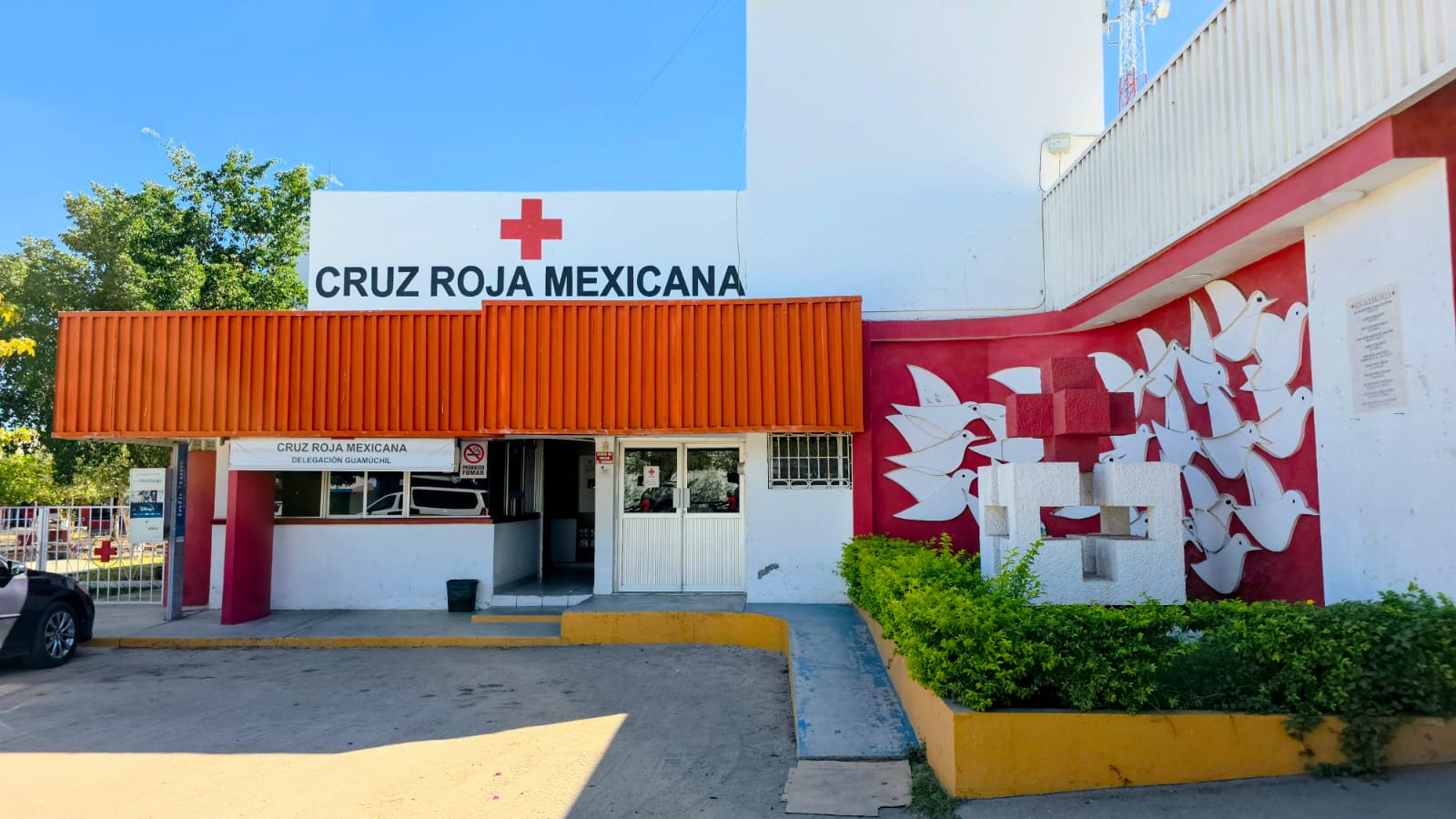 Cruz Roja en Guamúchil.