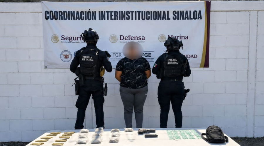 Detención y aseguramiento en Culiacán.
