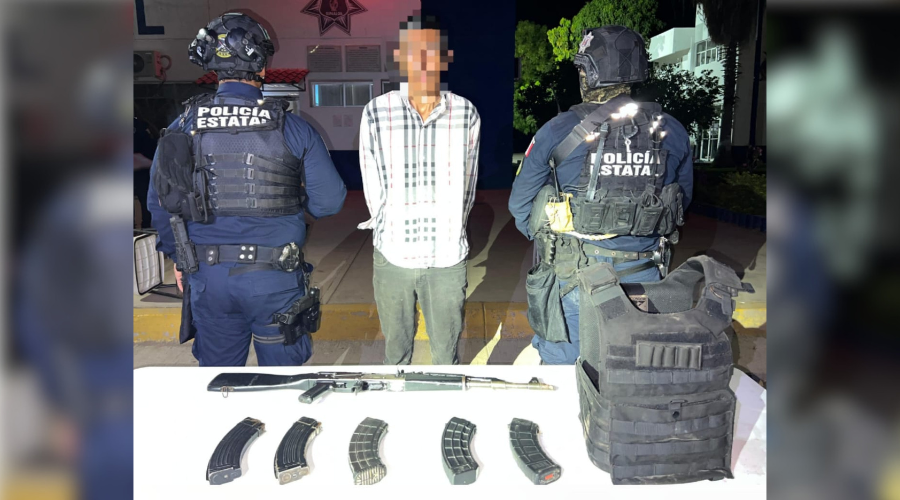 Policía detiene a un civil armado tras reporte anónimo