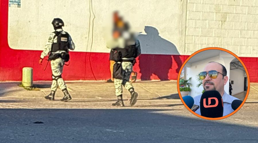 Elementos de la Marina en calle de Los Mochis intentan arrestar a civil