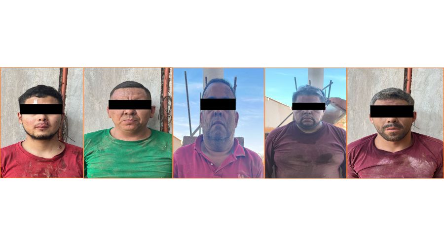 Hombres con el rostro cubierto
