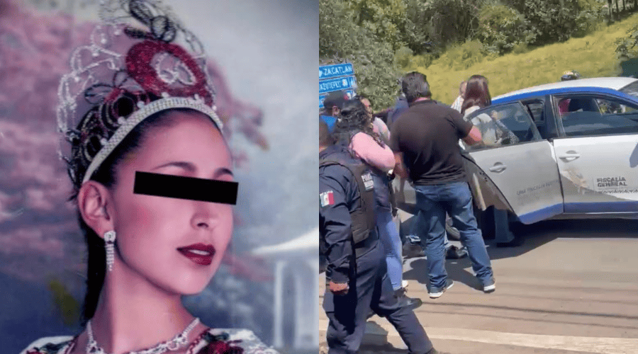 Detienen a exreina de la Feria de la Manzana por presunto fraude.