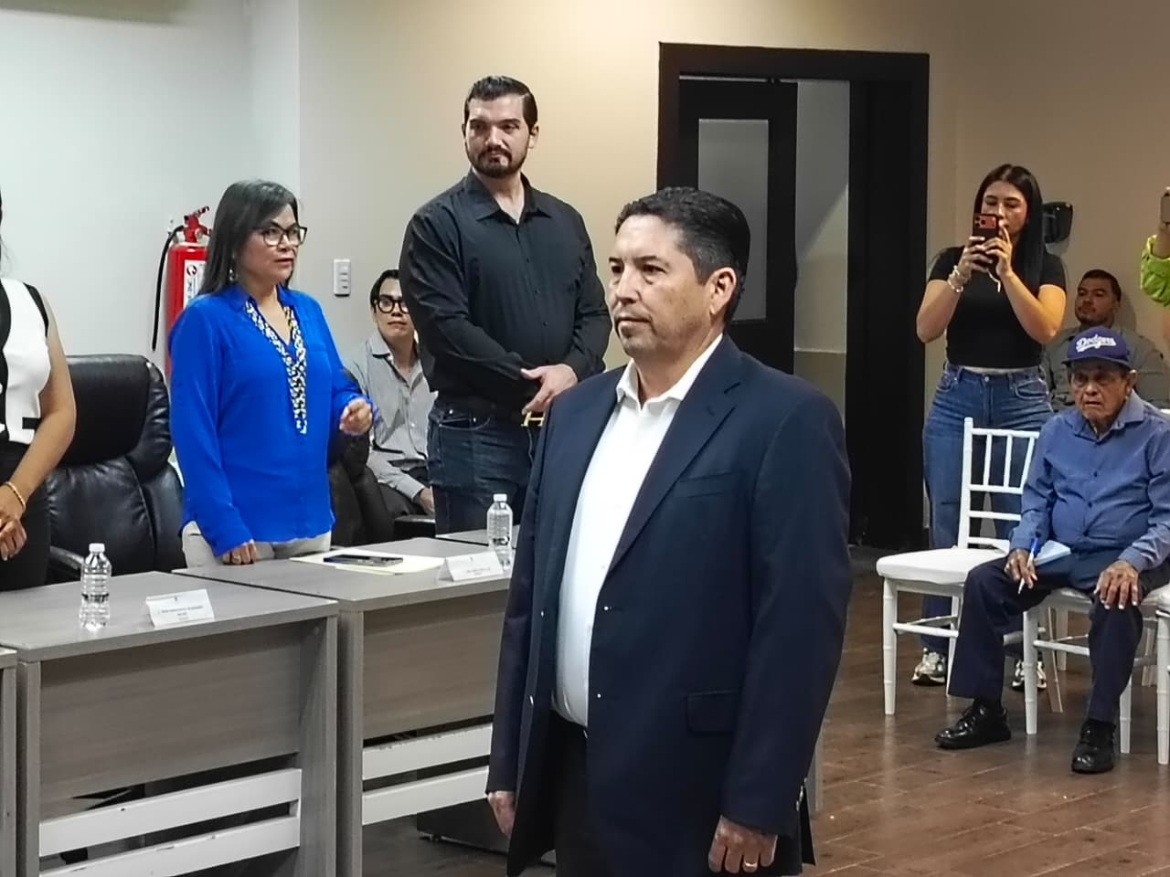 Pavel Castro en zona de Cabildo en Ahome
