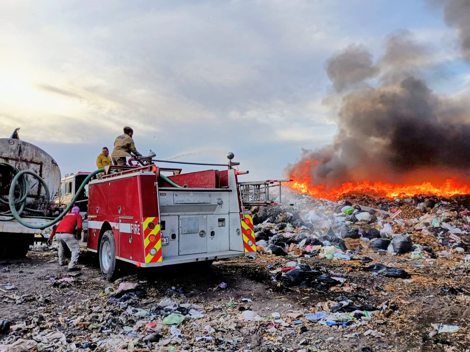 Incendio en Guamúchil
