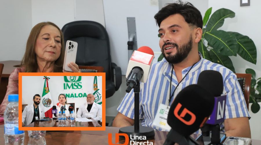 Isael Martínez habla para medios de comunicación tras trasplante de riñon