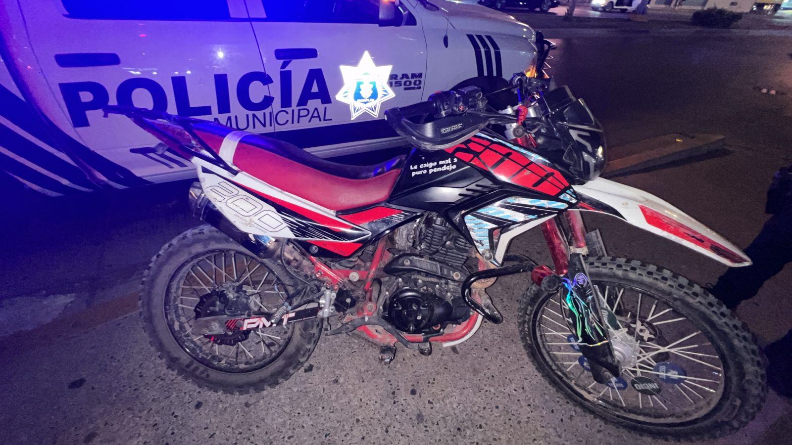 motocicleta asegurada