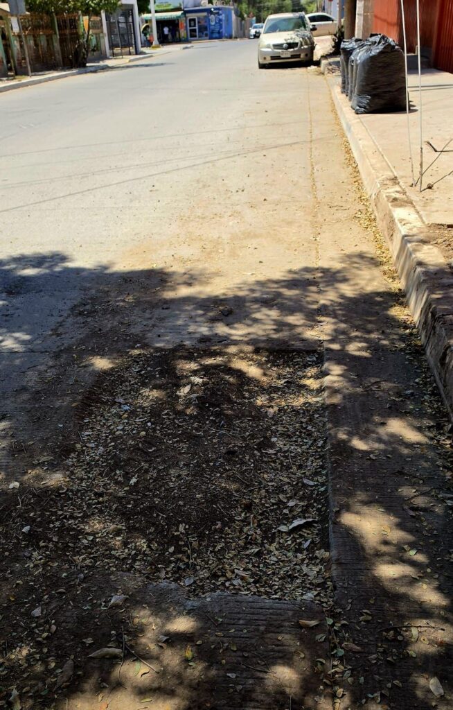 Futuro socavón en Guasave