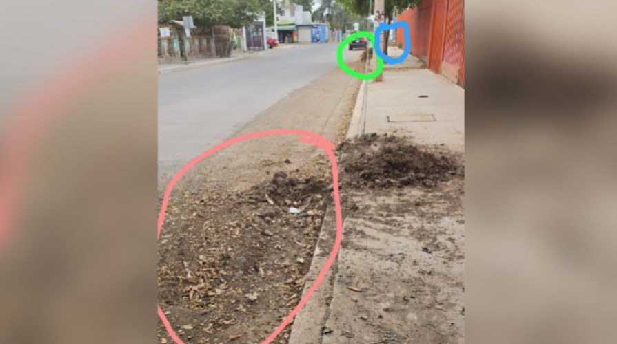 Futuro socavón en Guasave