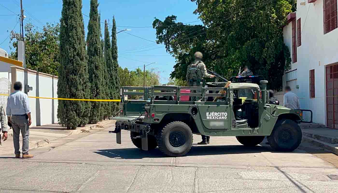 Ejército Mexicano en Colonia La Aurora, Culiacán