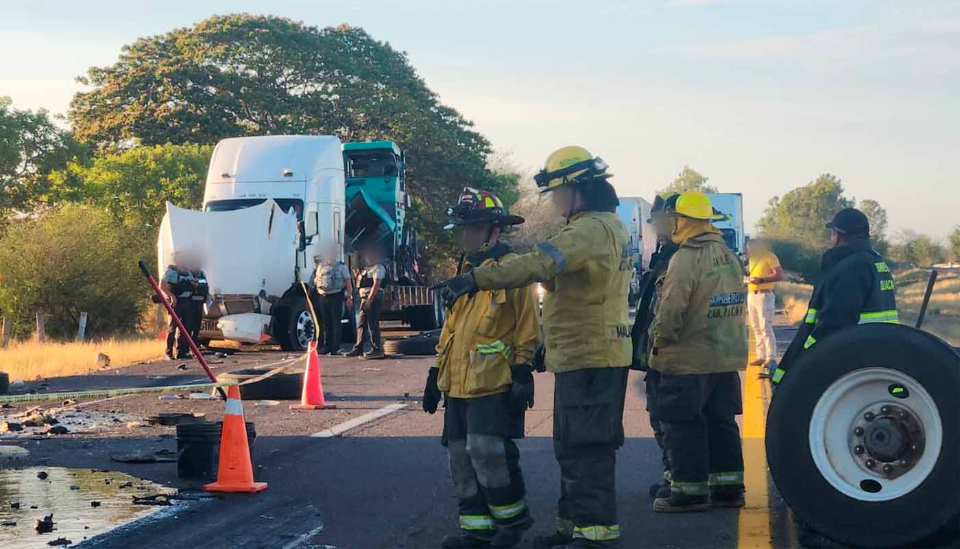Accidente en la carretera Mazatlán Culiacán