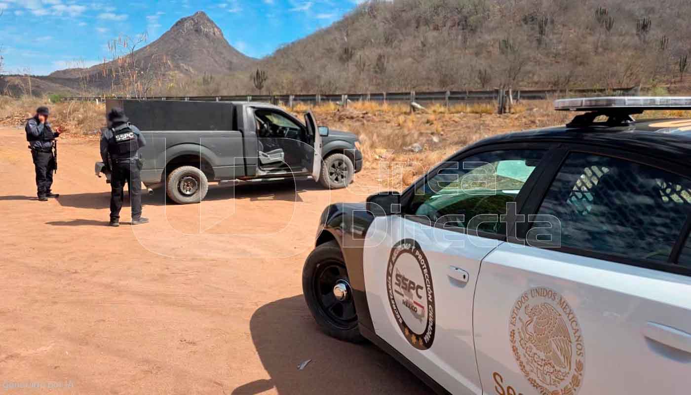 Agentes de SSPC aseguran camioneta blindada en Culiacán