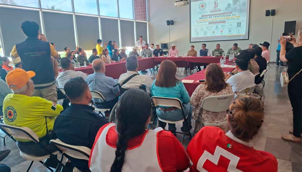Protección Civil Guasave se prepara para huracanes