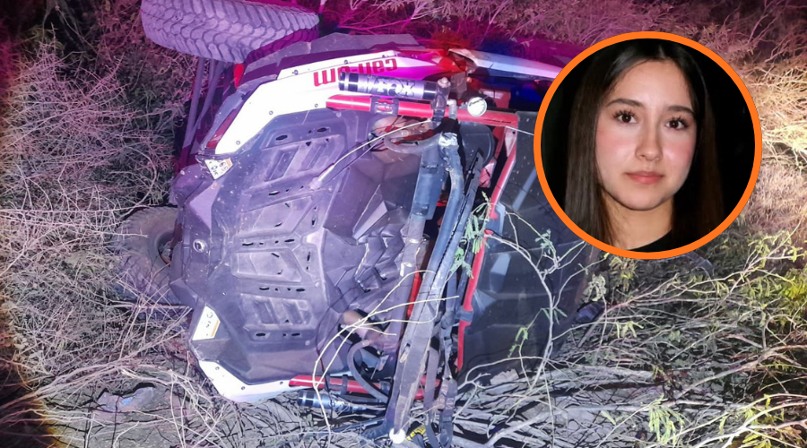 Betsy. menor de 17 años, sale del hospital tras cirugías por accidente automovilístico en La Ensenadita