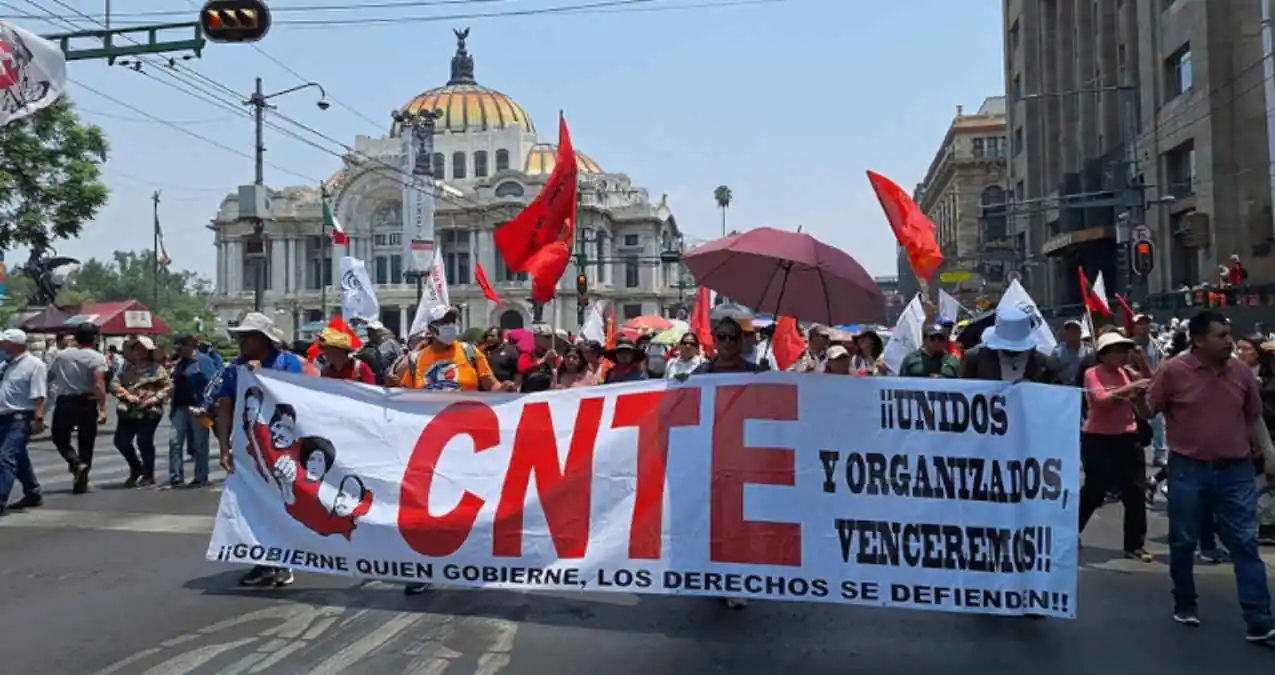 CNTE anuncia paro nacional indefinido: qué exigen y cuáles serán los estados afectados
