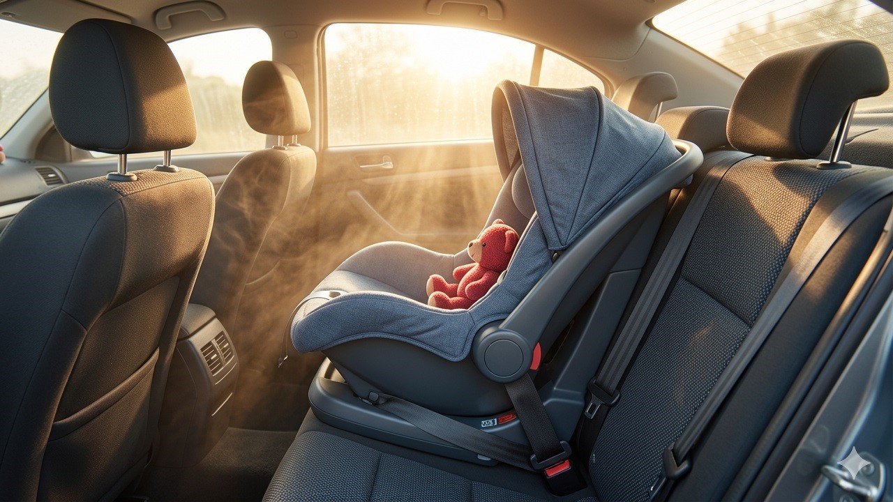 Calor al interior de un auto