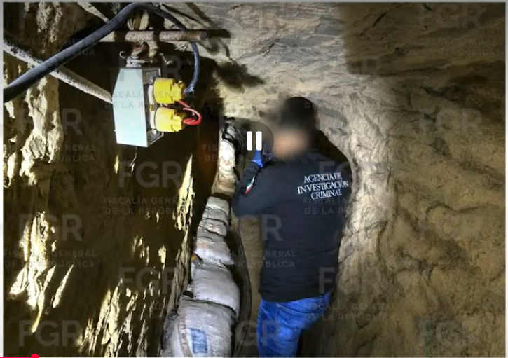 Túnel asegurado en Nuevo León