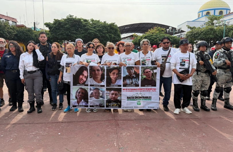 Madres migrantes recorren la frontera sur en busca de familiares desaparecidos