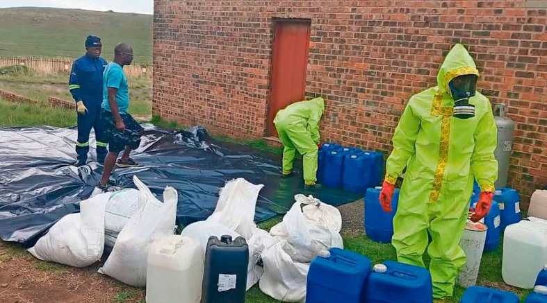 Sudáfrica mantiene bajo investigación a cinco mexicanos por presunto laboratorio clandestino de drogas
