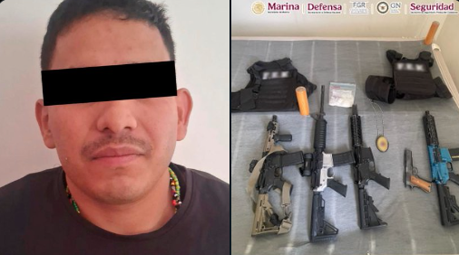 Detenido en Tijuana con armas