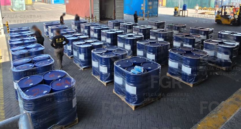 Droga decomisada en colima