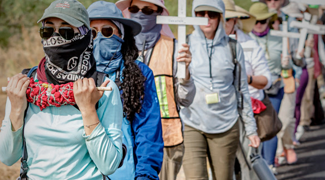 Caminata Migrante honra a más de 8 mil personas fallecidas al intentar cruzar la frontera entre México y EU