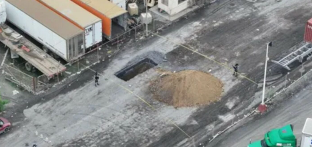 Túnel para robar combustible