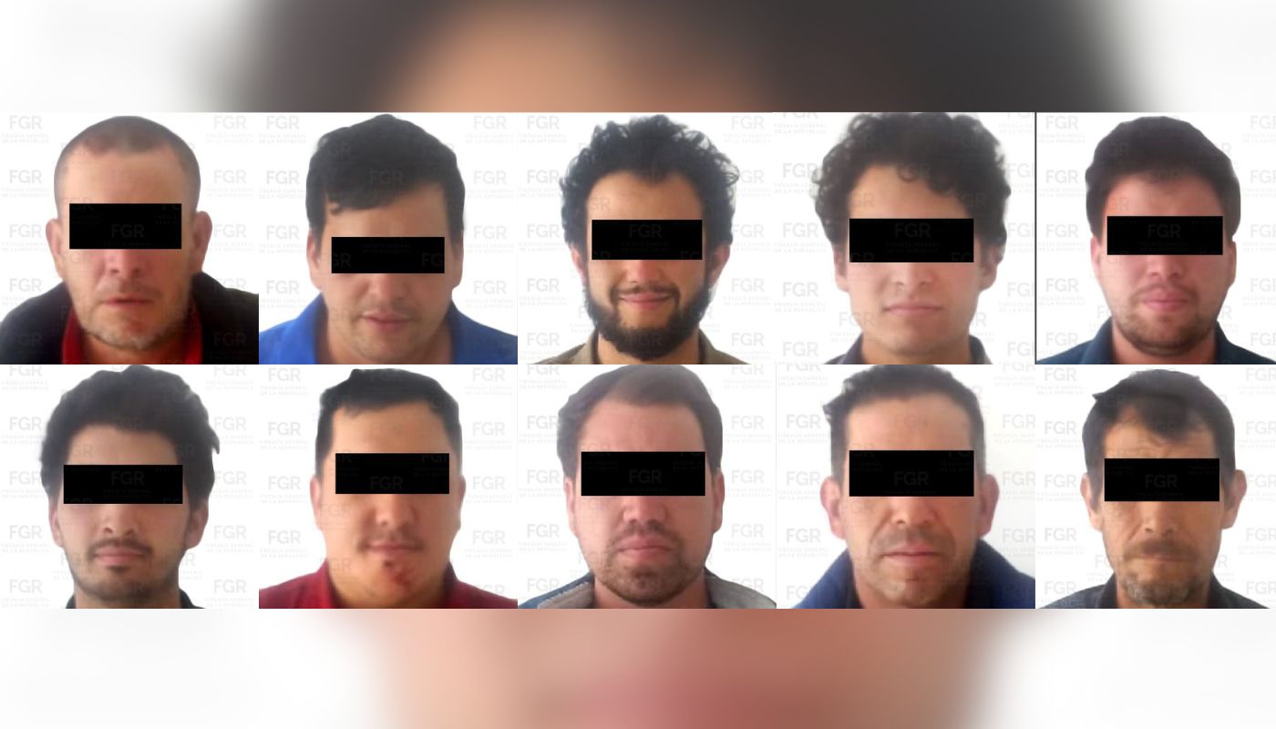 Rostros de civiles detenidos