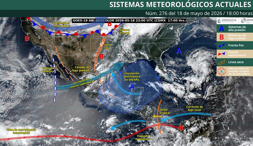 Pronóstico del clima para las próximas horas en México: ¿Lloverá esta noche?